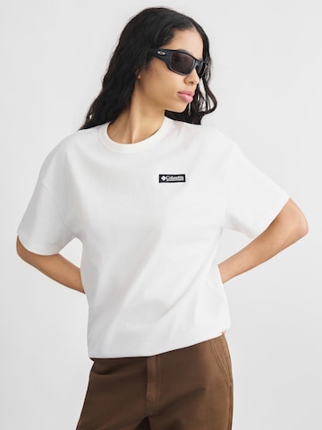 COLUMBIA Λειτουργικό μπλουζάκι 'CSC™' σε λευκό