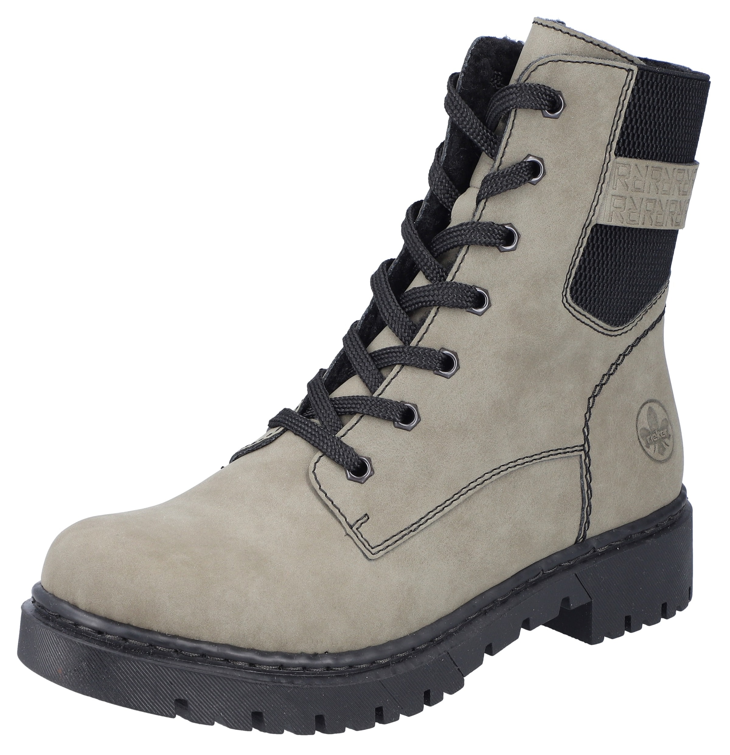 Rieker Stiefelette in Grün: Vorderseite