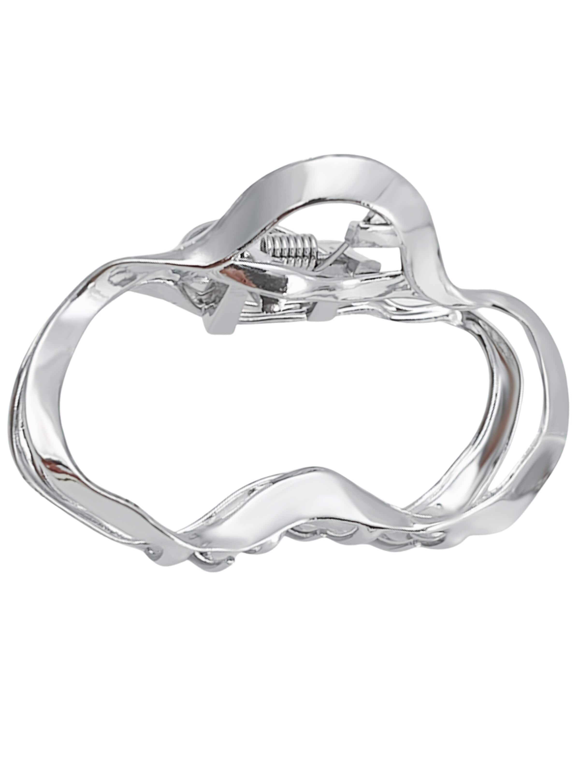 soho Hair accesoires Hair jewelry 'Tanim Hair Claw - Silver' in 11 cm x 8 cm x 2cm in Silver, Item view