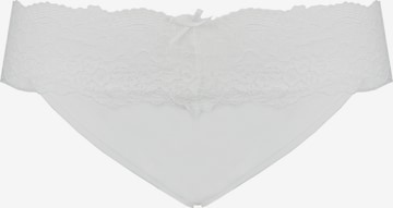 SugarShape Thong in White: front