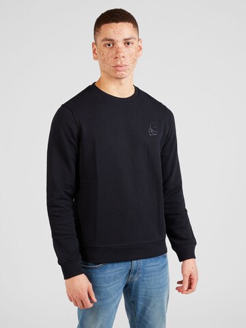 Karl Lagerfeld Sweatshirt i svart: framsida