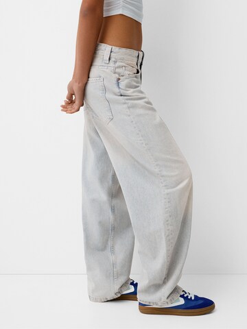 Bershka Wide Leg Farkut värissä lila