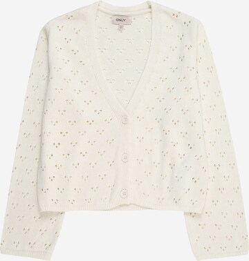 Cardigan 'INA' KIDS ONLY en blanc : devant