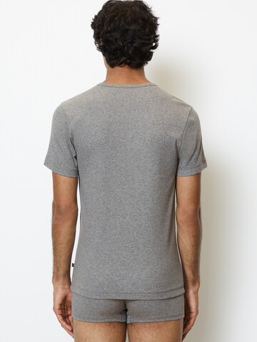 T-Shirt 'Iconic Rib' Marc O'Polo en gris