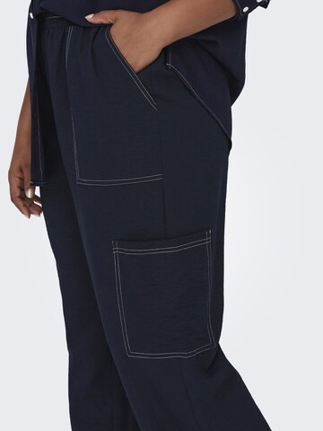 ONLY Carmakoma Wide Leg Hose in Blau
