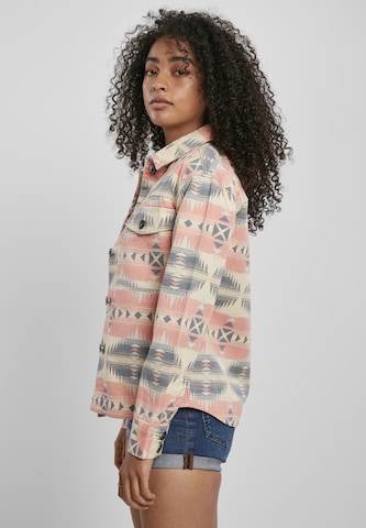 Veste mi-saison 'Inka' Urban Classics en rose