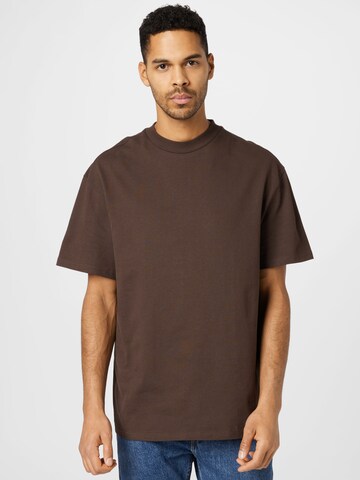 WEEKDAY Shirt 'Great' in Brown: front