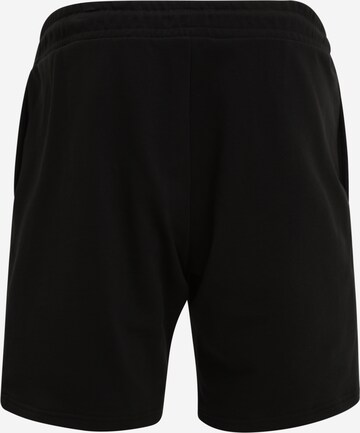 Jack & Jones Plus Regular Shorts in Schwarz