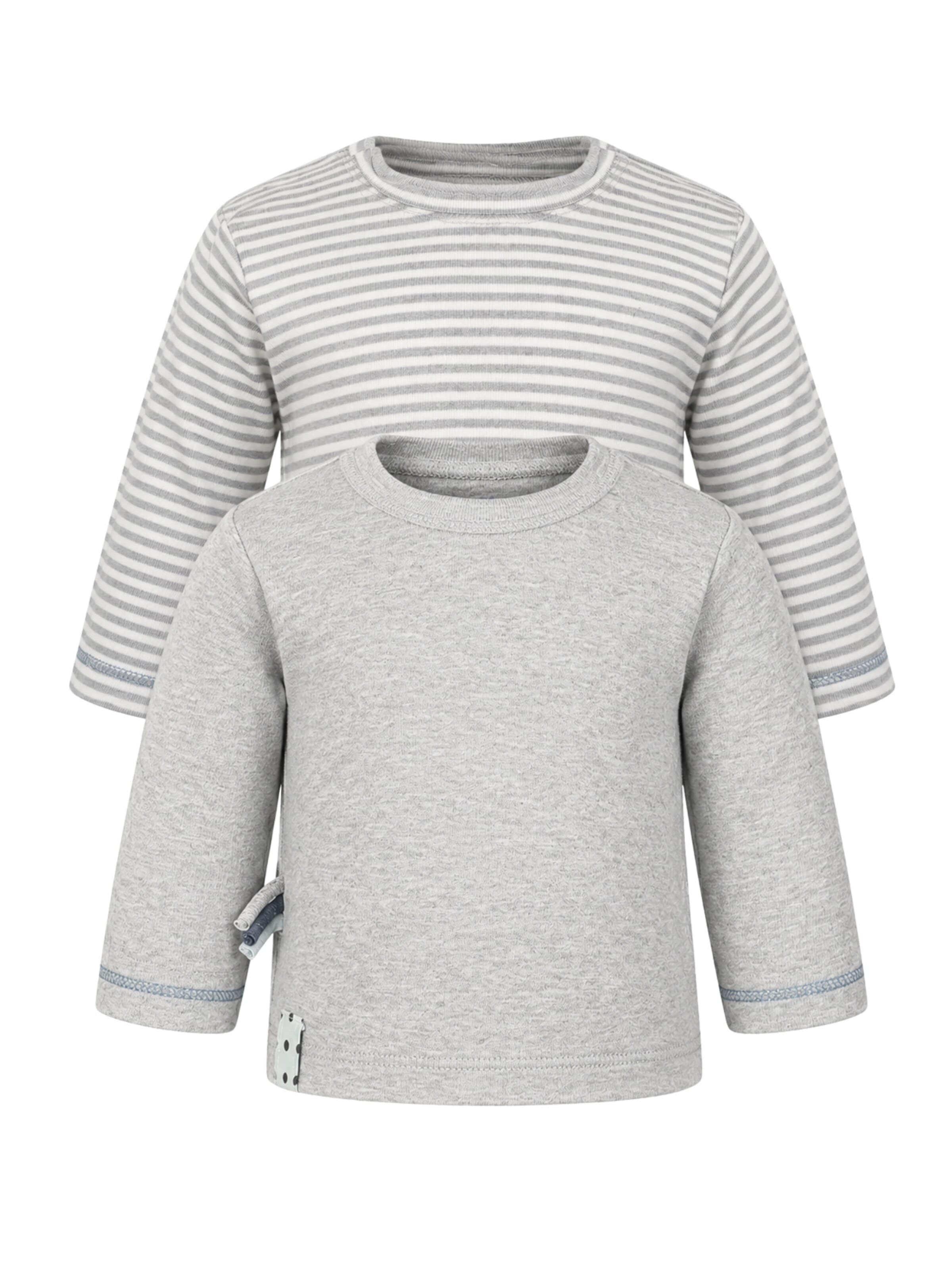 OrganicEra Shirt 'Organic L/S T-shirt Set' in Grey: front
