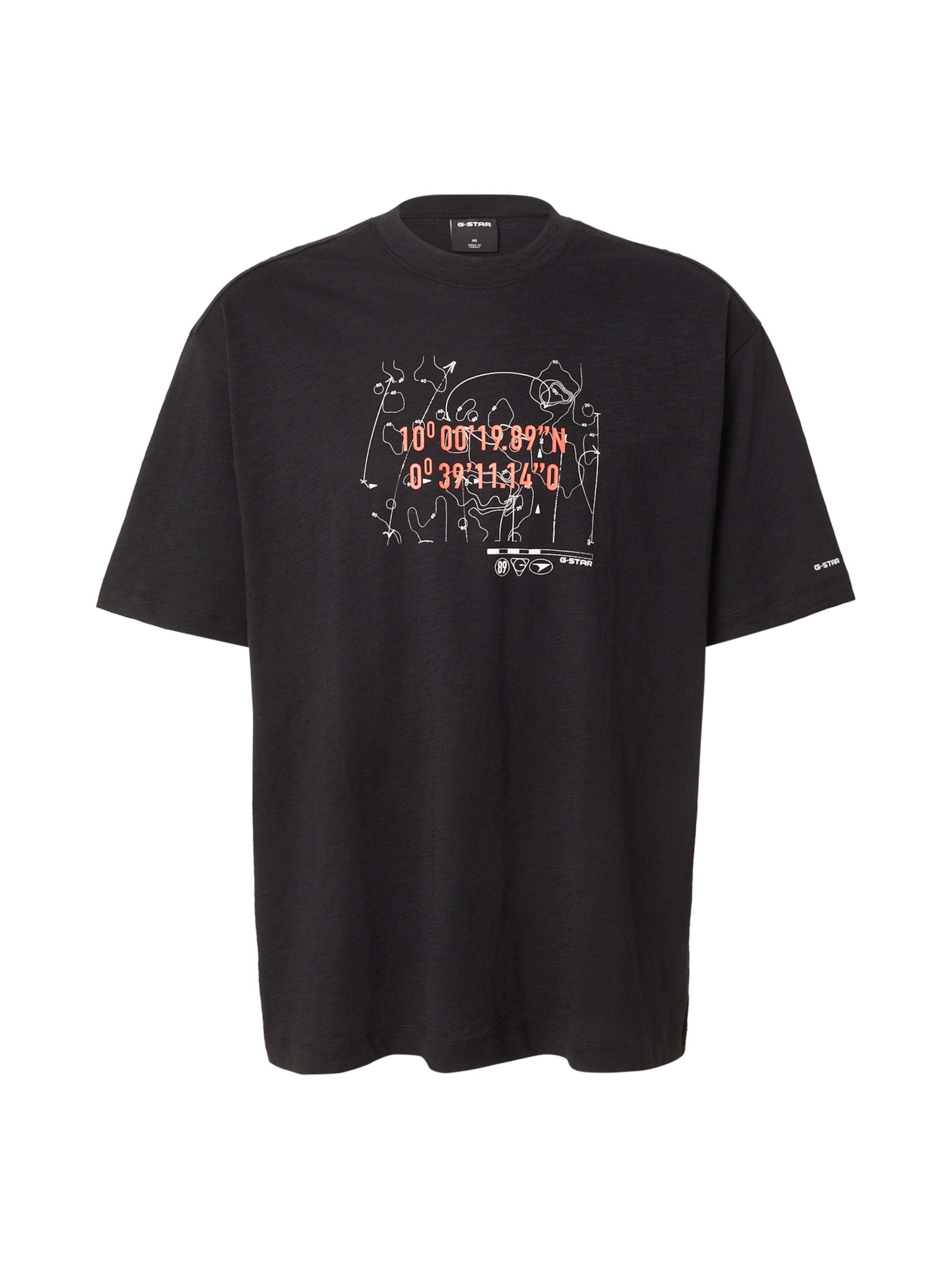 Tricou de la G-STAR pe negru: față