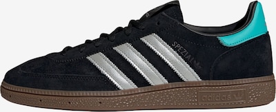 ADIDAS ORIGINALS Baskets basses 'Handball Spezial Mercedes' en 35,5 en turquoise / noir / argent, Vue avec produit