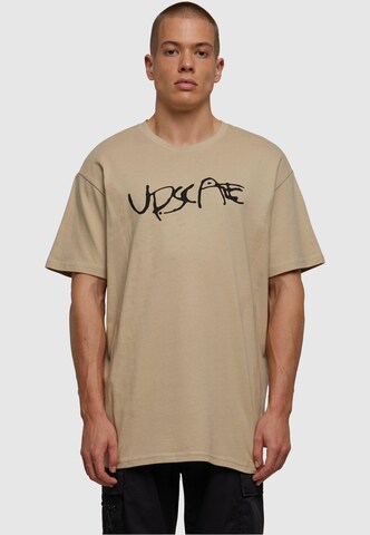 T-Shirt 'Giza' MT Upscale en beige : devant