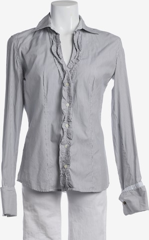 0039 Italy Bluse / Tunika M in Schwarz: Vorderseite