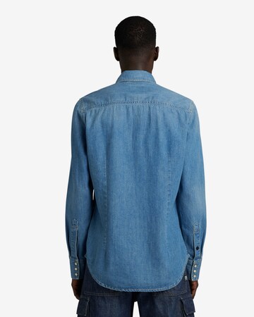 Coupe slim Chemise G-Star RAW en bleu