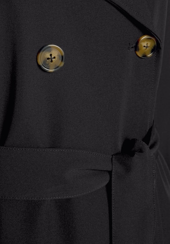 LASCANA Přechodný kabát – černá