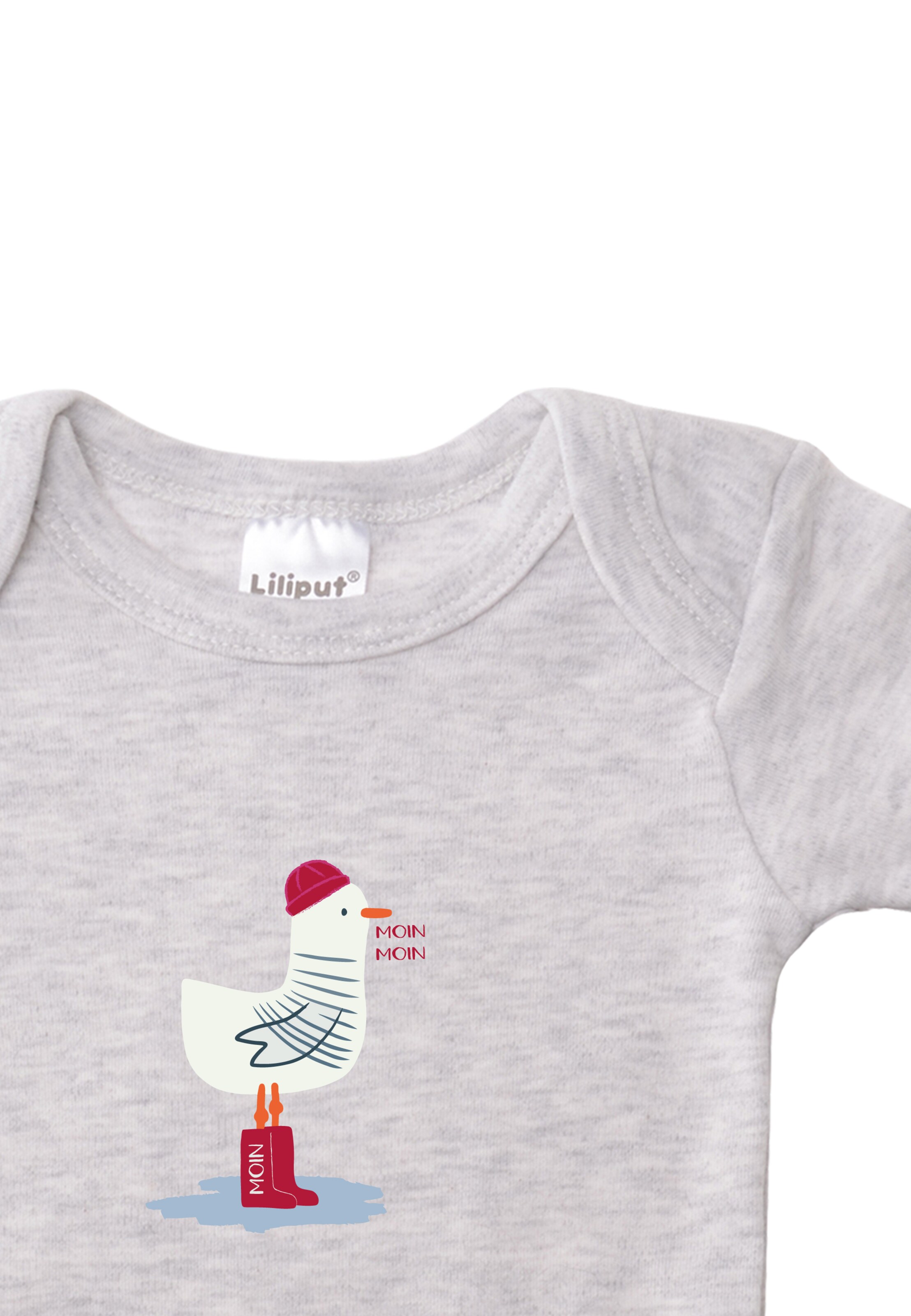 LILIPUT Strampler/Body 'MOIN' in Blau