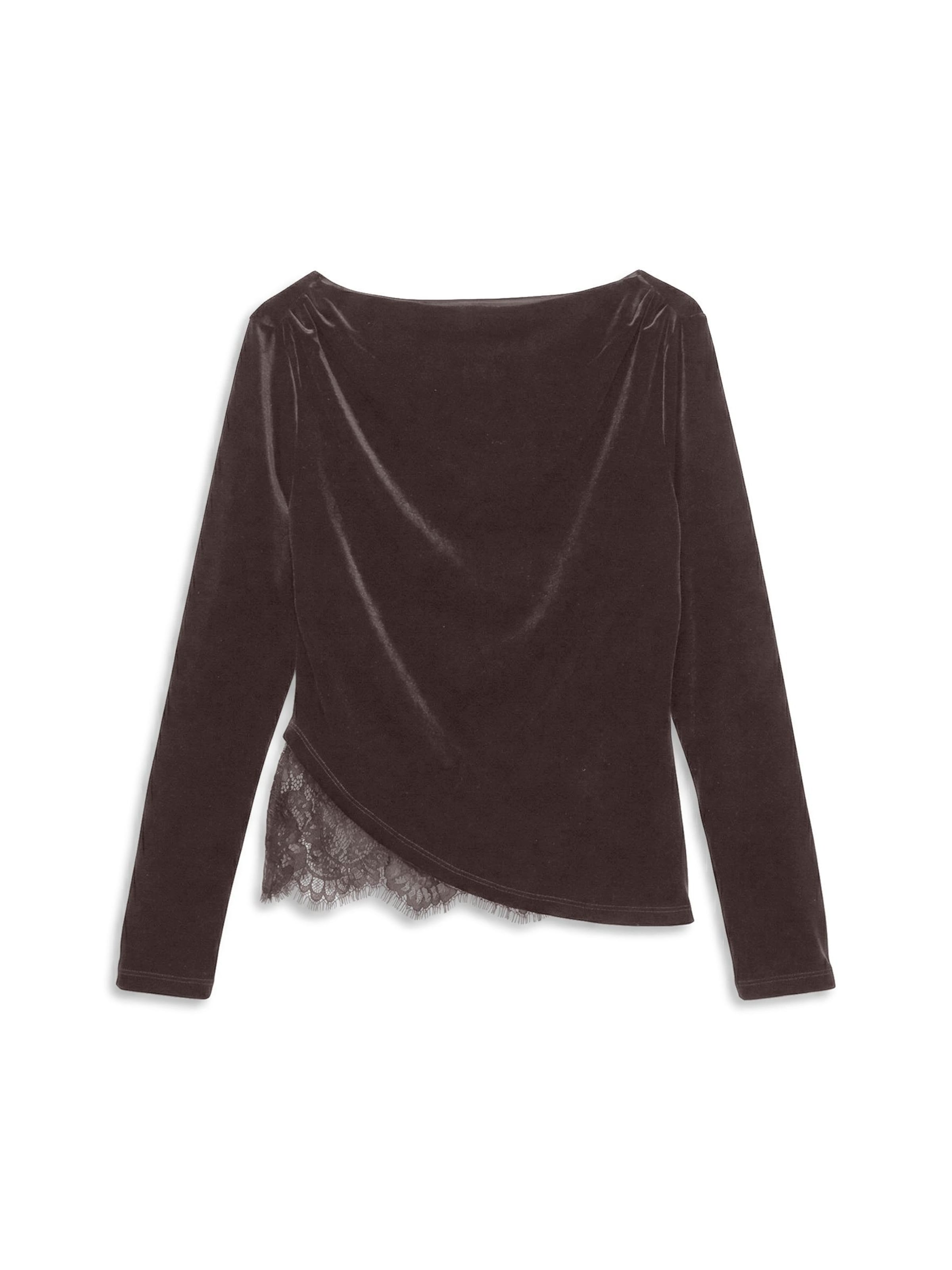 T-shirt 'VMRikke' VERO MODA en marron : devant
