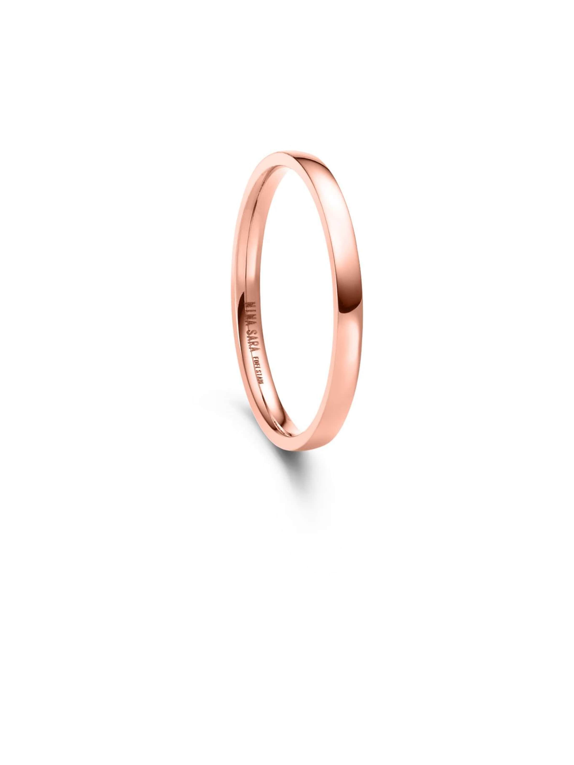 Anello 'MARRYA NS-03 Ehering aus Edelstahl' in 48 MARRYA di colore oro rosé, Visualizzazione prodotti