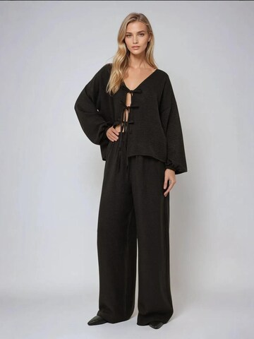 Wide Leg Pantalon Hiccup en noir
