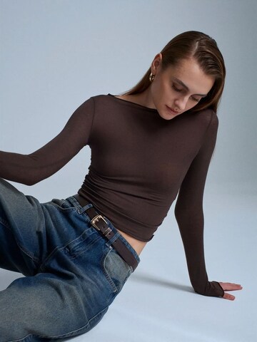 Dilvin Shirt in Brown
