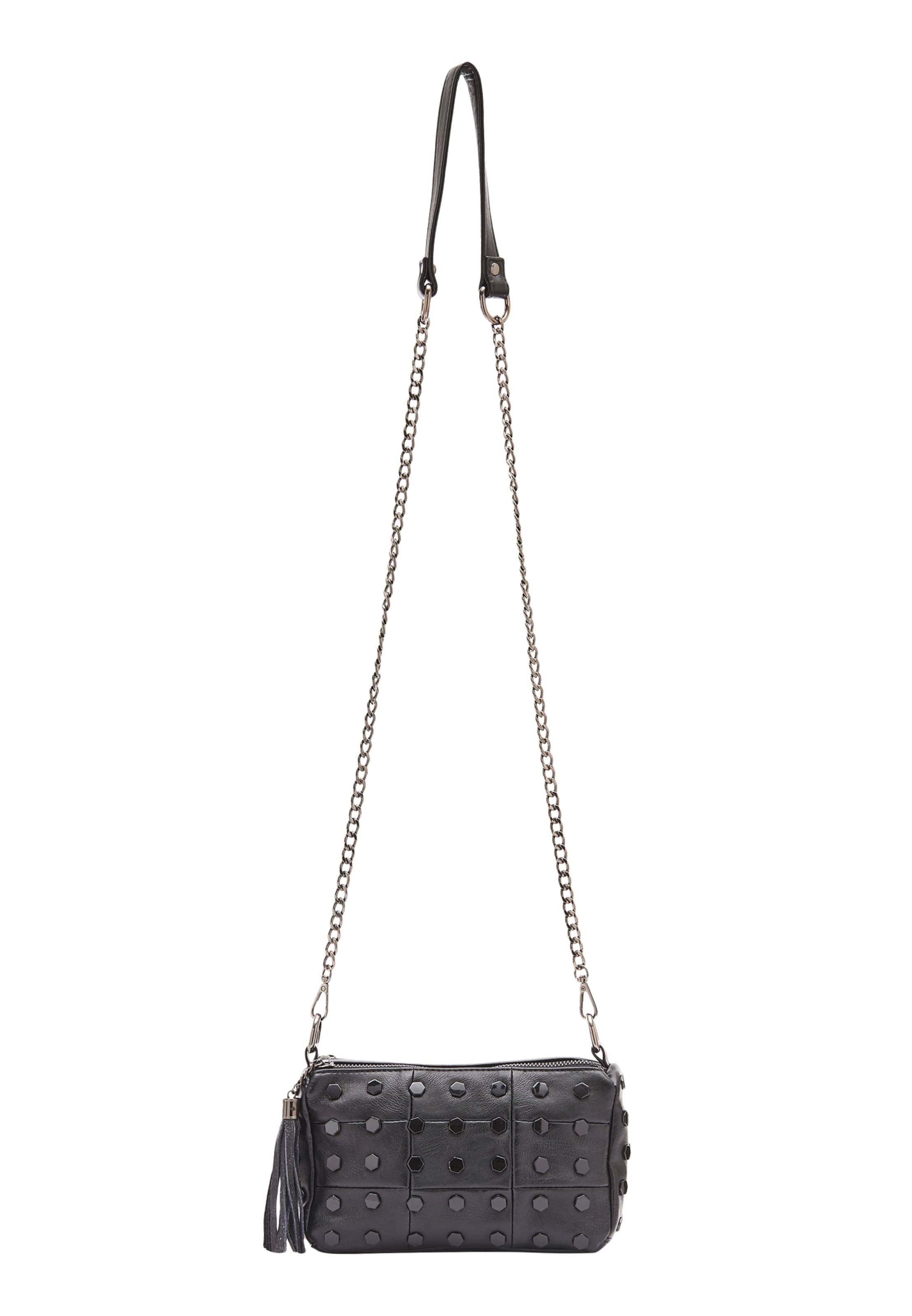 Sac à bandoulière NAEMI en noir : devant