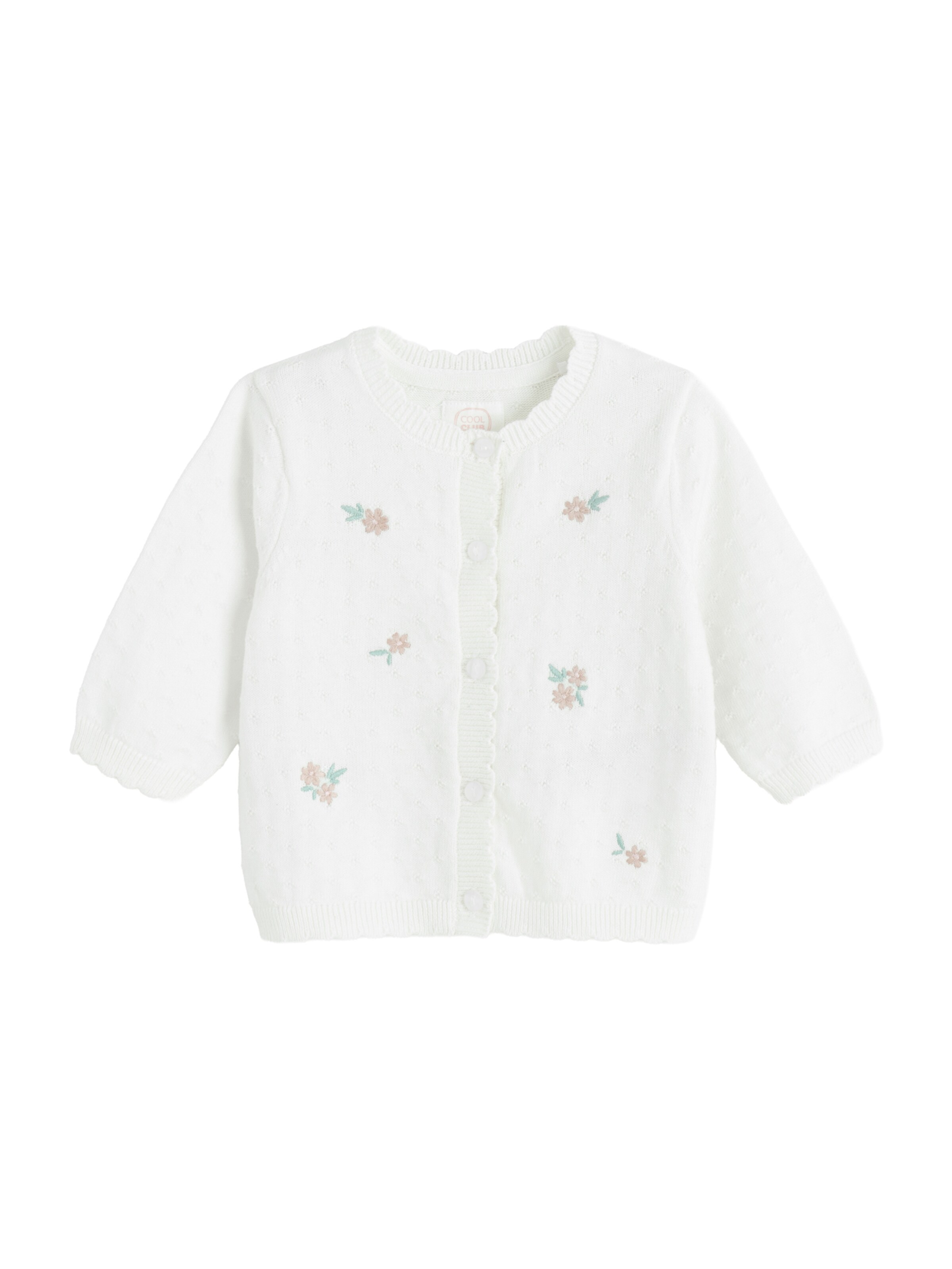 Sweat-shirt Cool Club en blanc : devant