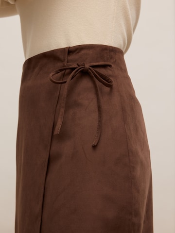 noar studios Skirt 'WRAP SKIRT' in Brown