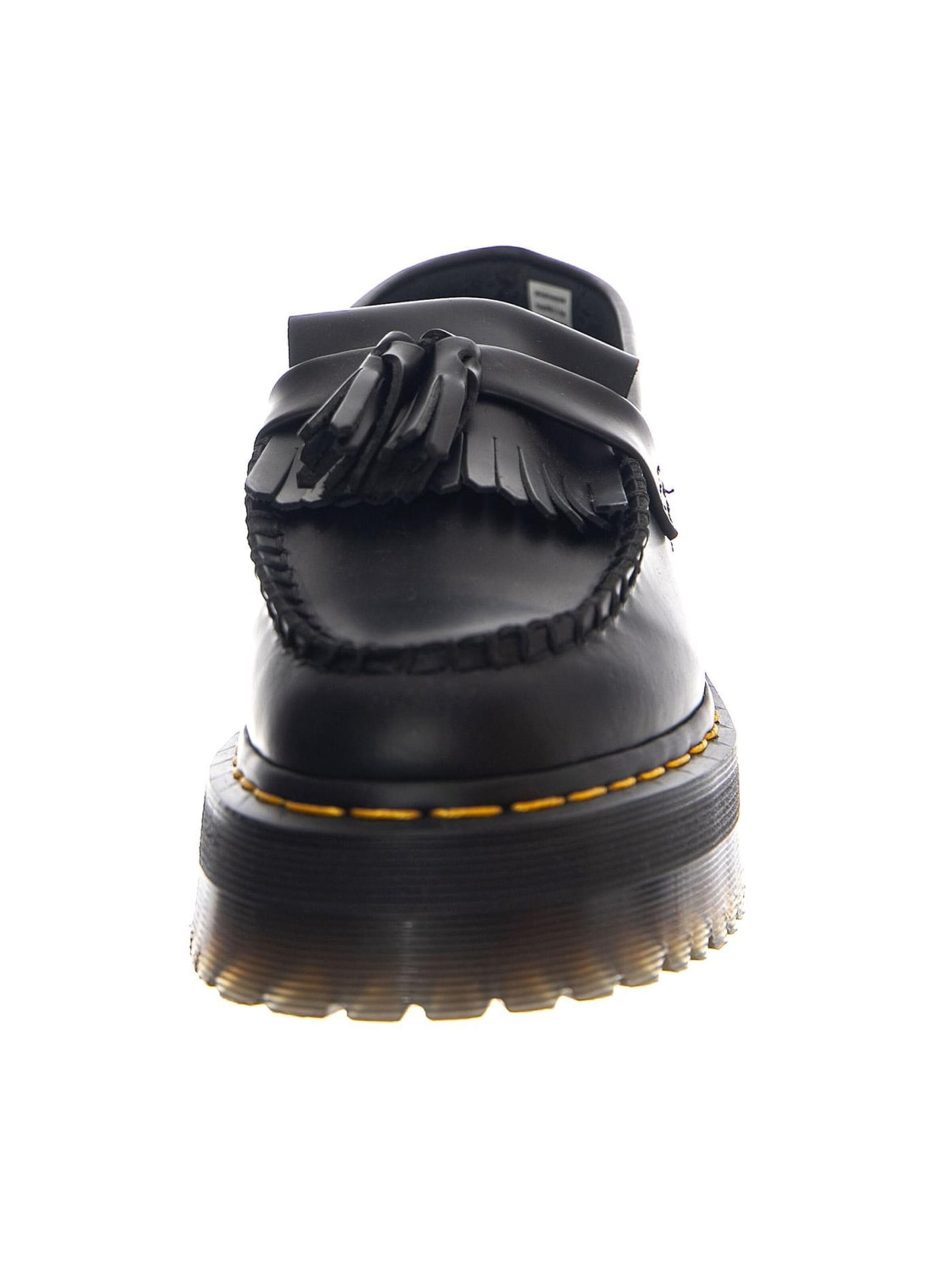 Dr. Martens Mocassins 'Adrian Quad Platform Loafers' in Zwart