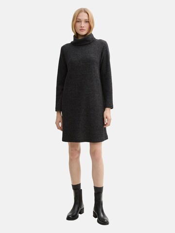 TOM TAILOR Strickkleid in Grau