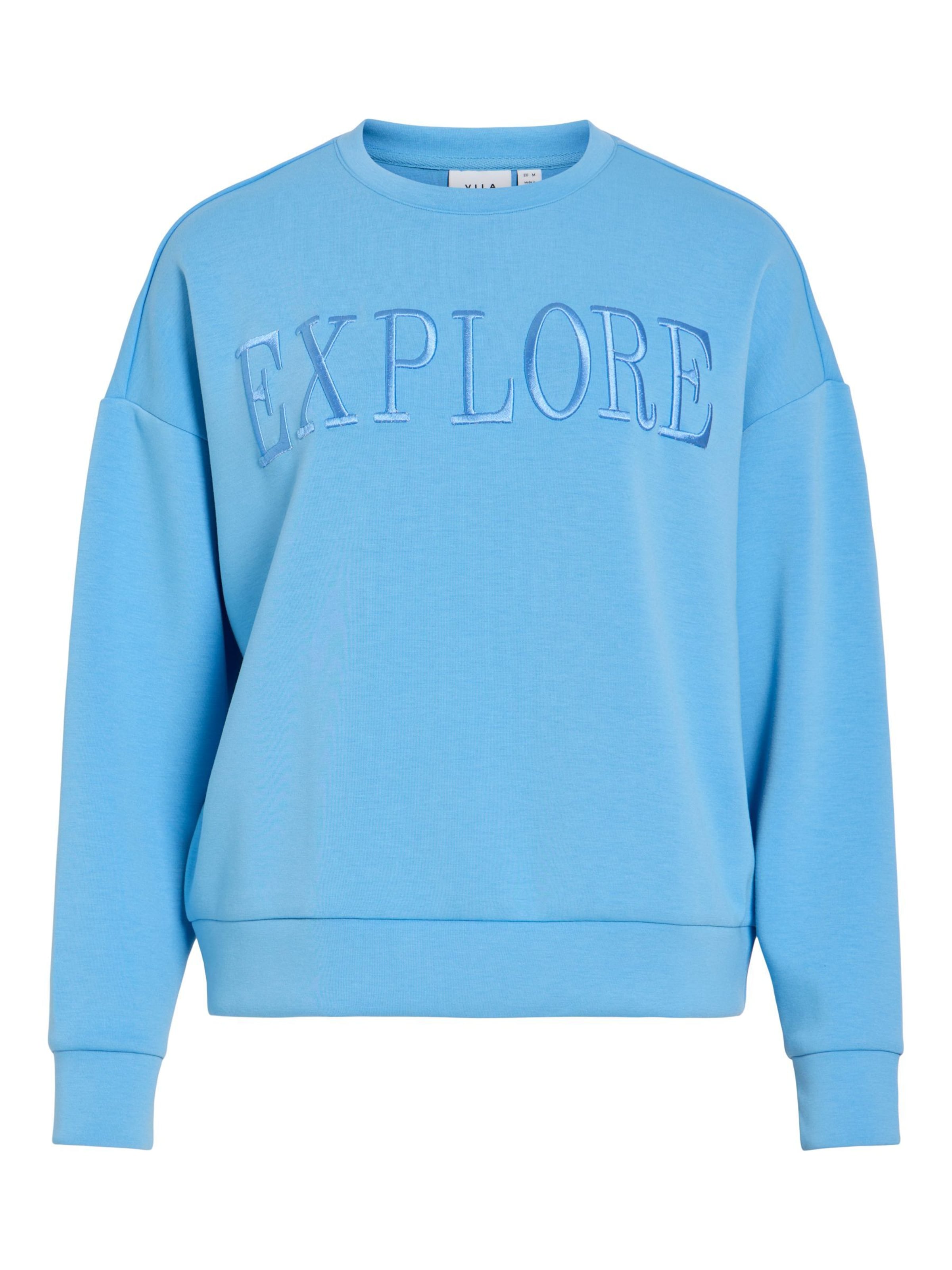 VILA Sweatshirt 'VIReflect' i blå: forside