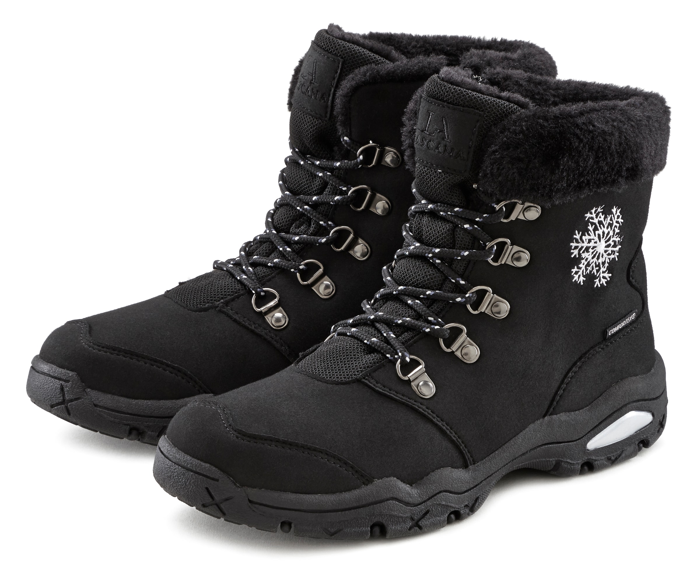 LASCANA Snow boots in Black