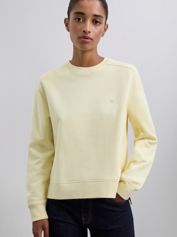 Sweat-shirt Scalpers en jaune : devant