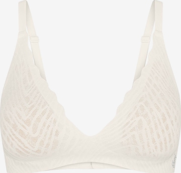 SLOGGI Push-up BH ' Blue ZERO Feel Bliss THE UP ' in Wit: voorkant