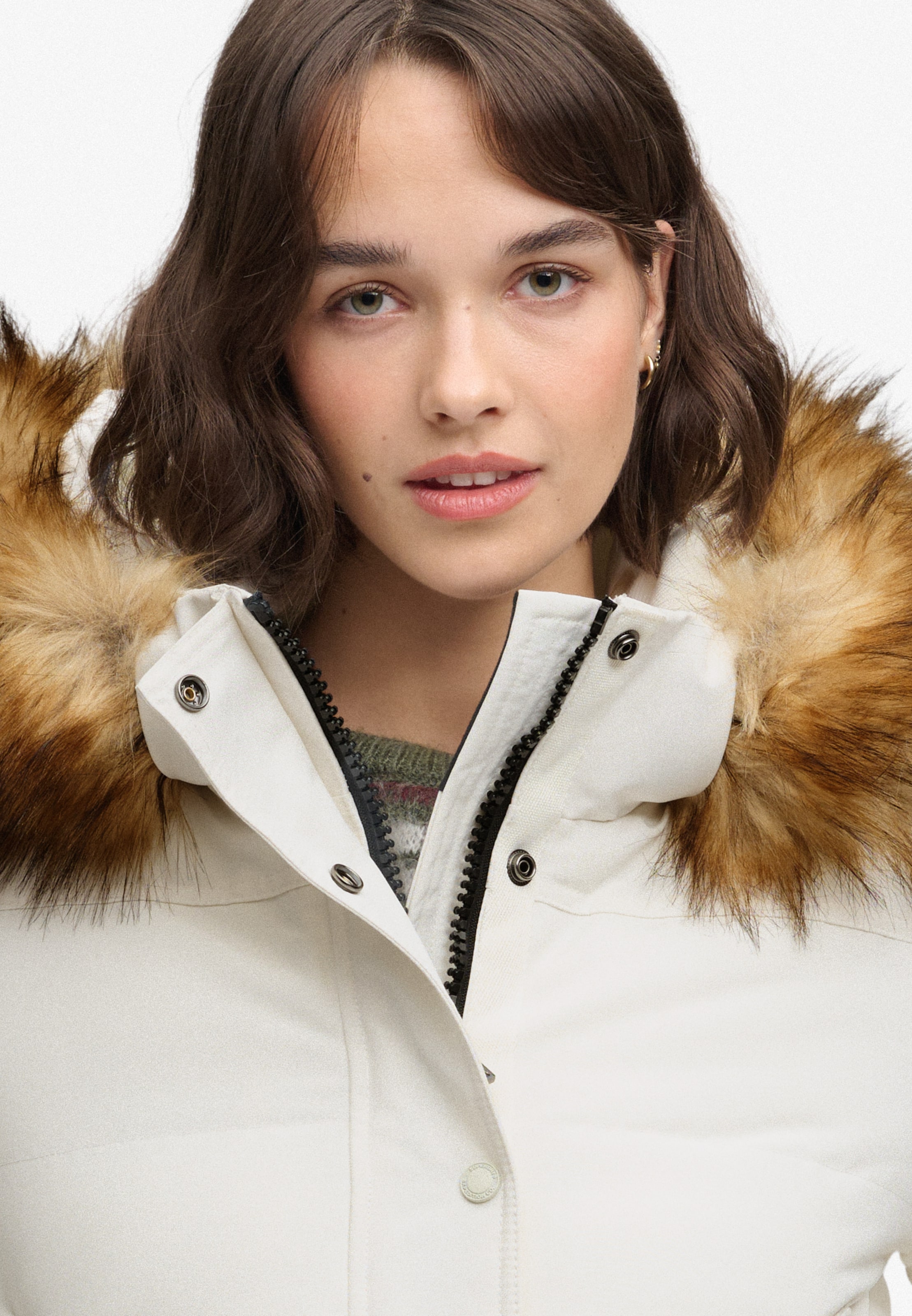 Superdry & Co Winter Jacket 'Everest' in White