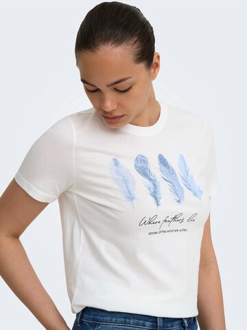 ONLY Shirt 'ONLDREAMER' in Wit