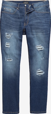 Men Plus Regular Jeans in Blau: Vorderseite