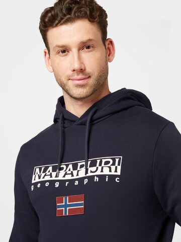 NAPAPIJRI Sweatshirt 'AYAS' i blå