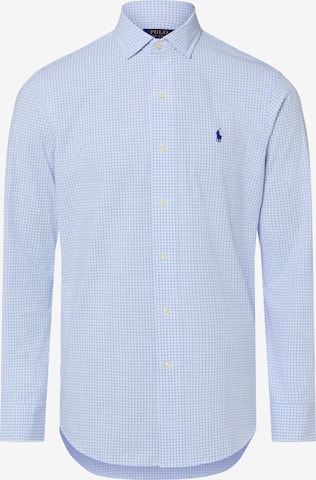 Chemise business Polo Ralph Lauren en bleu : devant