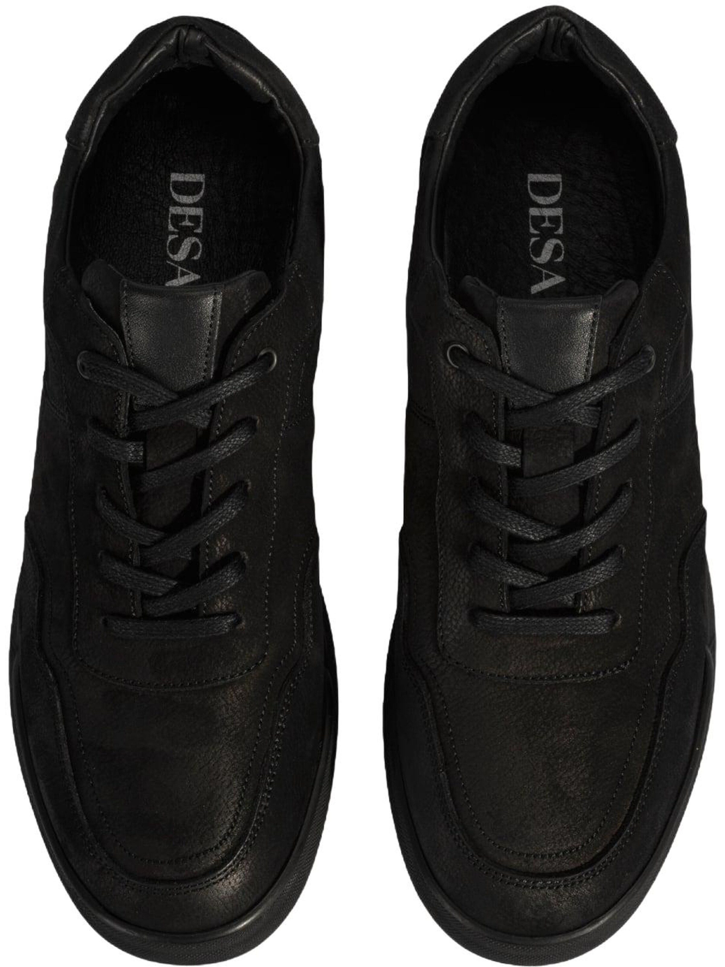 Desa Slip-Ons 'Trainer' in Black