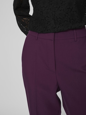 Regular Pantalon à plis 'Selma Ella' VILA en violet