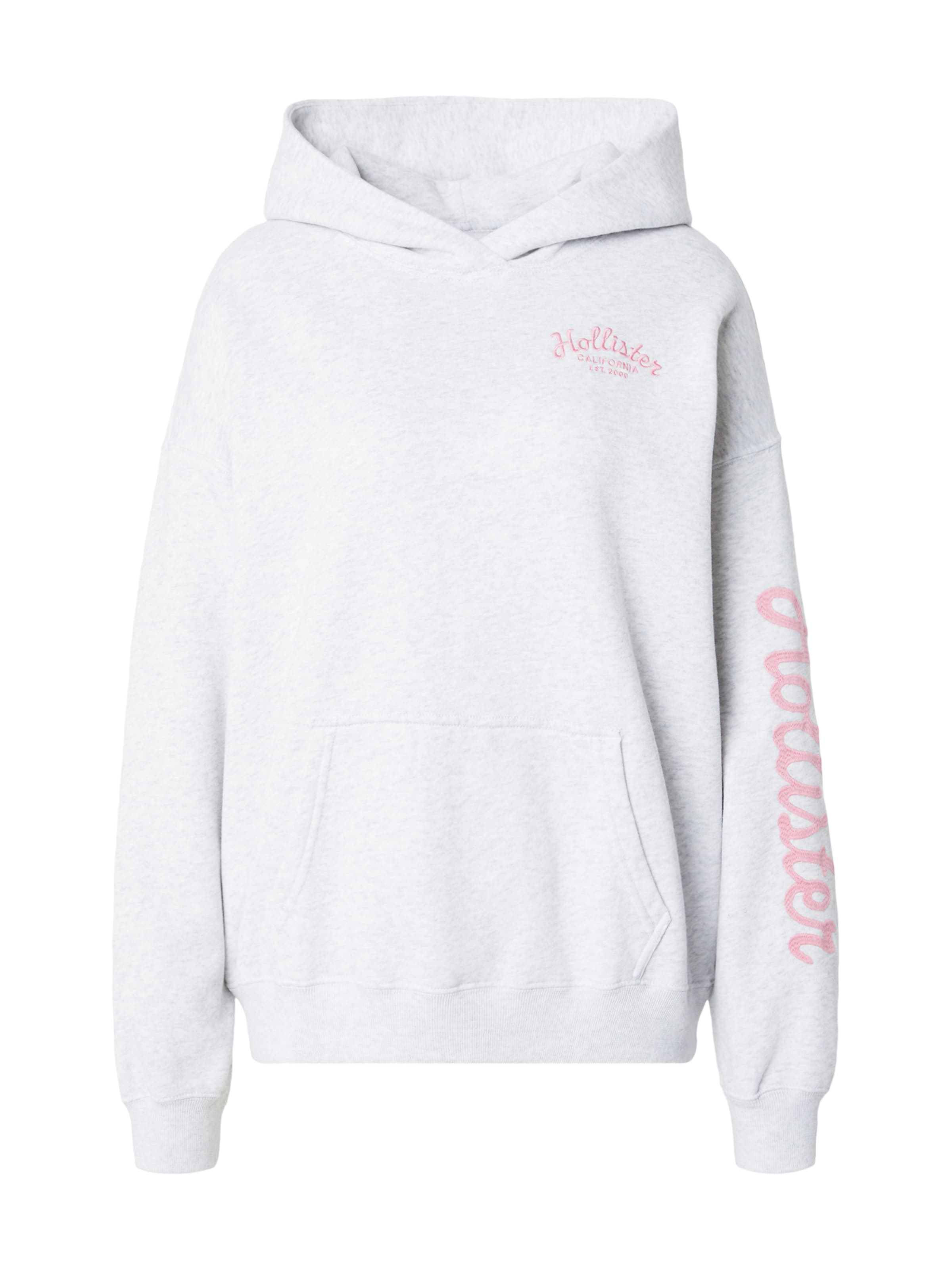 HOLLISTERSweater majica - siva boja: prednji dio