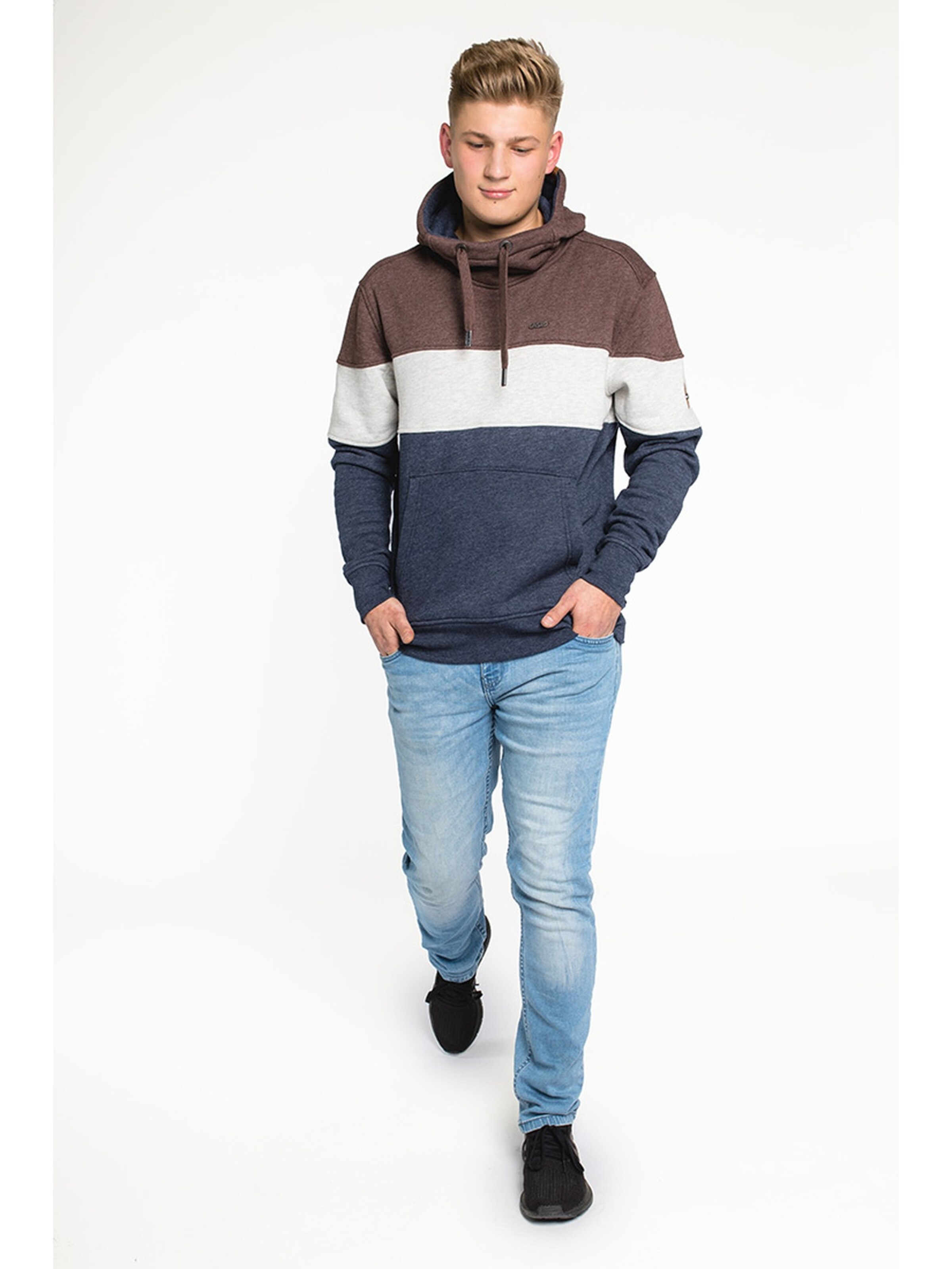 CNSRD Sweatshirt 'KING B BRN' in Bruin