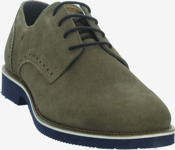 Longo Lace-Up Shoes in Green