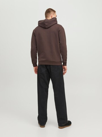 JACK & JONES Sweatshirt 'BRADLEY' in Braun