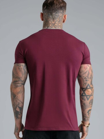 T-Shirt 'Essentials' SikSilk en rouge