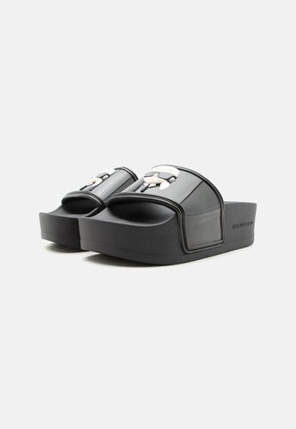 Karl Lagerfeld - Sandalias de dedo en negro