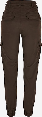 Urban Classics Tapered Cargo Pants in Brown