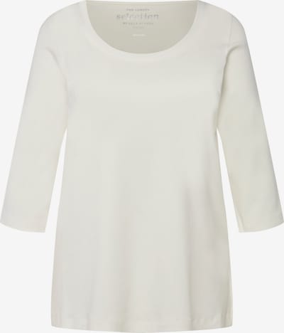 Ulla Popken T-shirt en blanc, Vue avec produit