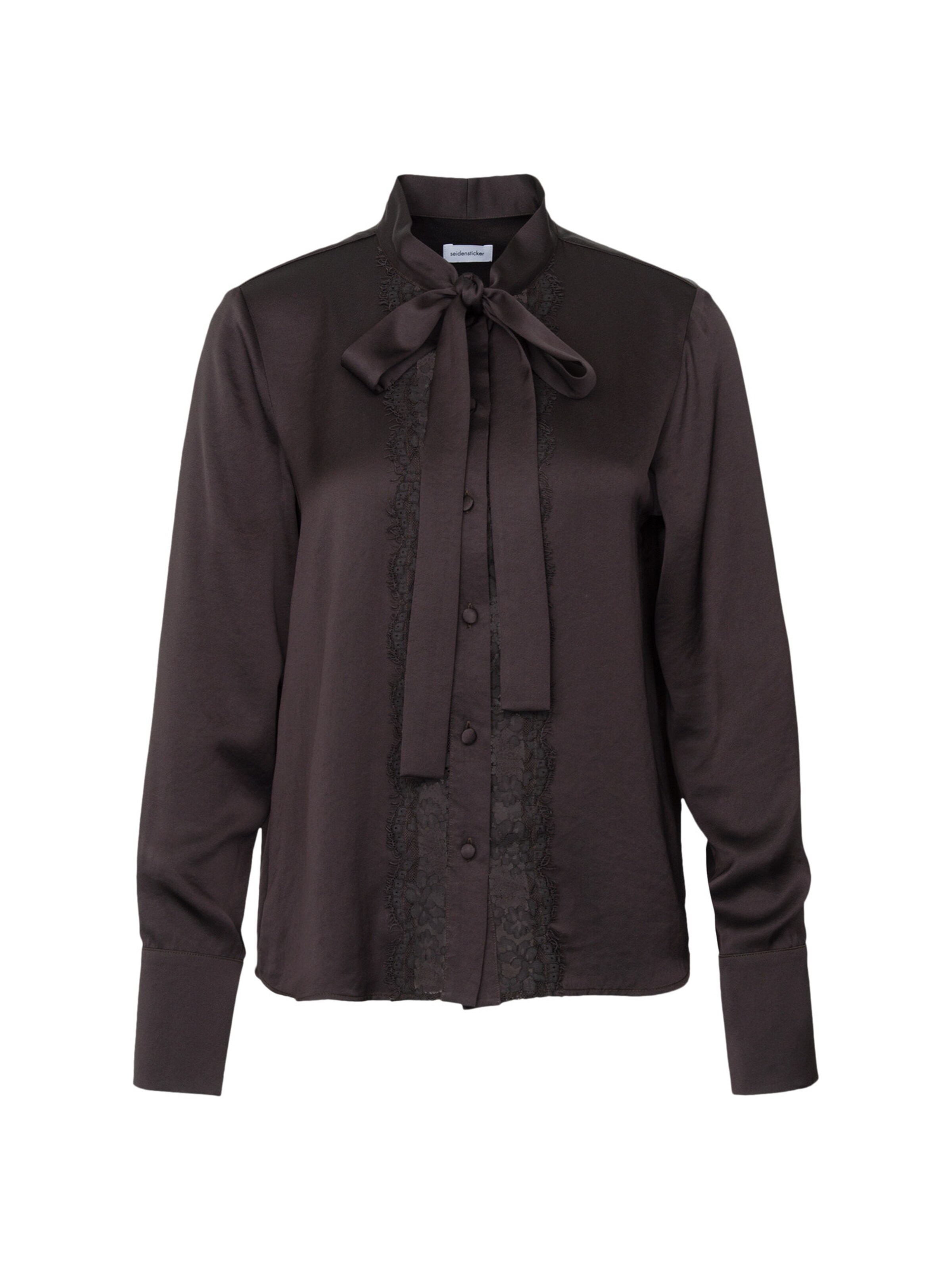 SEIDENSTICKER Blouse in Brown: front