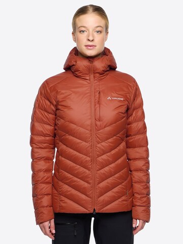 VAUDE Jacke 'Monviso DWN' in Braun: Vorderseite